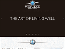 Tablet Screenshot of medallionpool.com